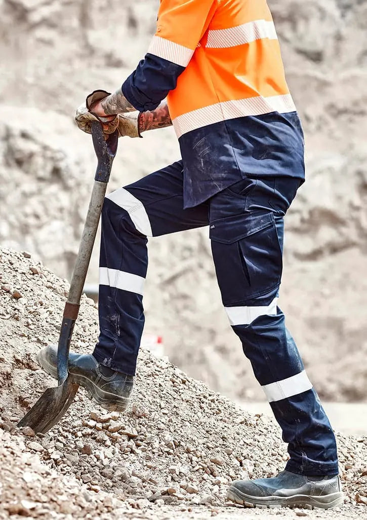 Syzmik Men's Essential Basic Taped Cargo Stretch Pant ZP923 Metro Workwear.