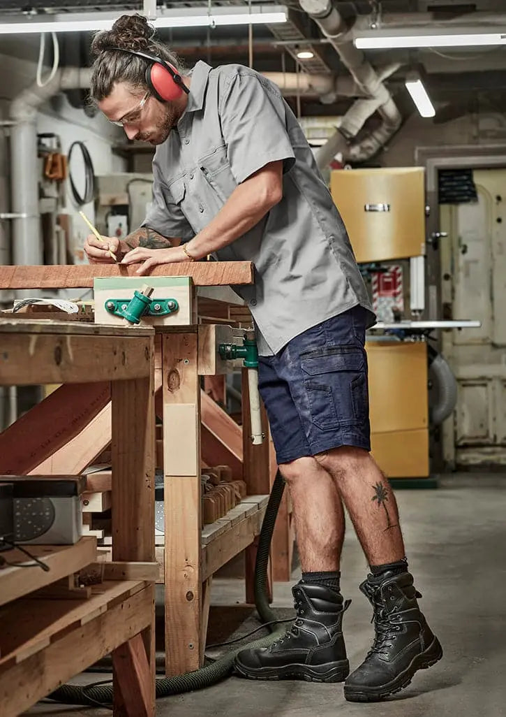 Syzmik Mens Streetworx Heritage Shorts ZS822 Metro Workwear.