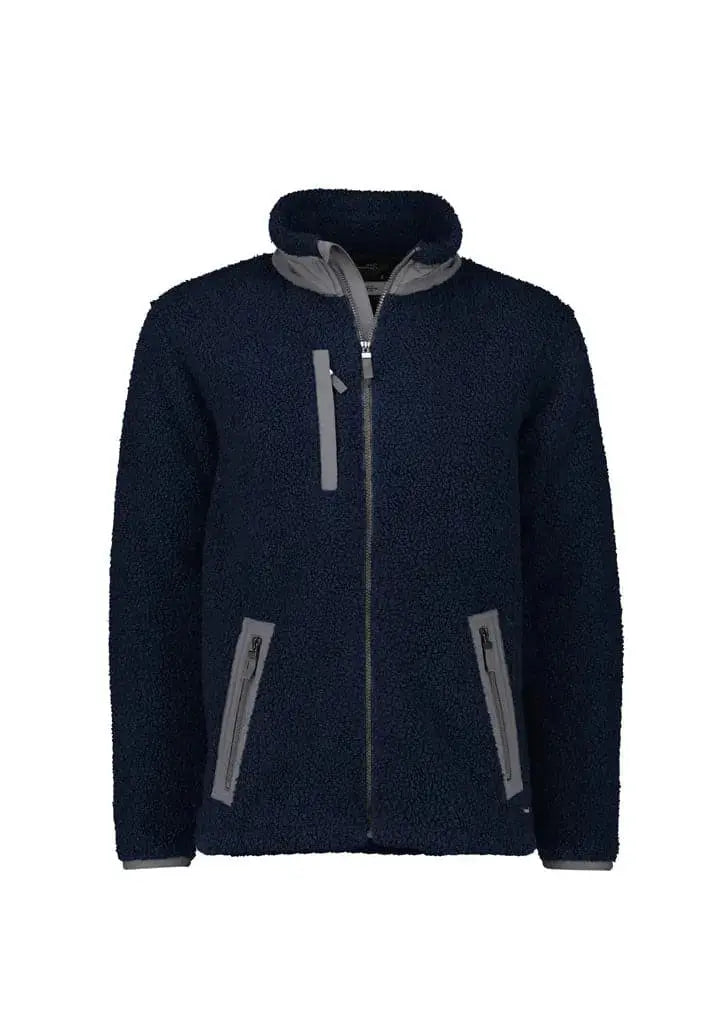 Syzmik Workwear Unisex Streetworx Full Zip Sherpa Fleece ZT285 Work Wear Syzmik Navy XXS
