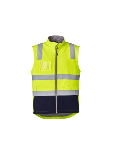 SYZMIK Unisex Hi-Vis Softshell Vest ZV426 Metro Workwear.