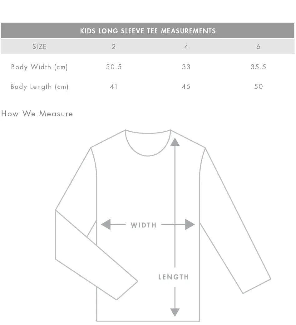 As Colour kids long sleeve tee 3007 Metro Workwear.