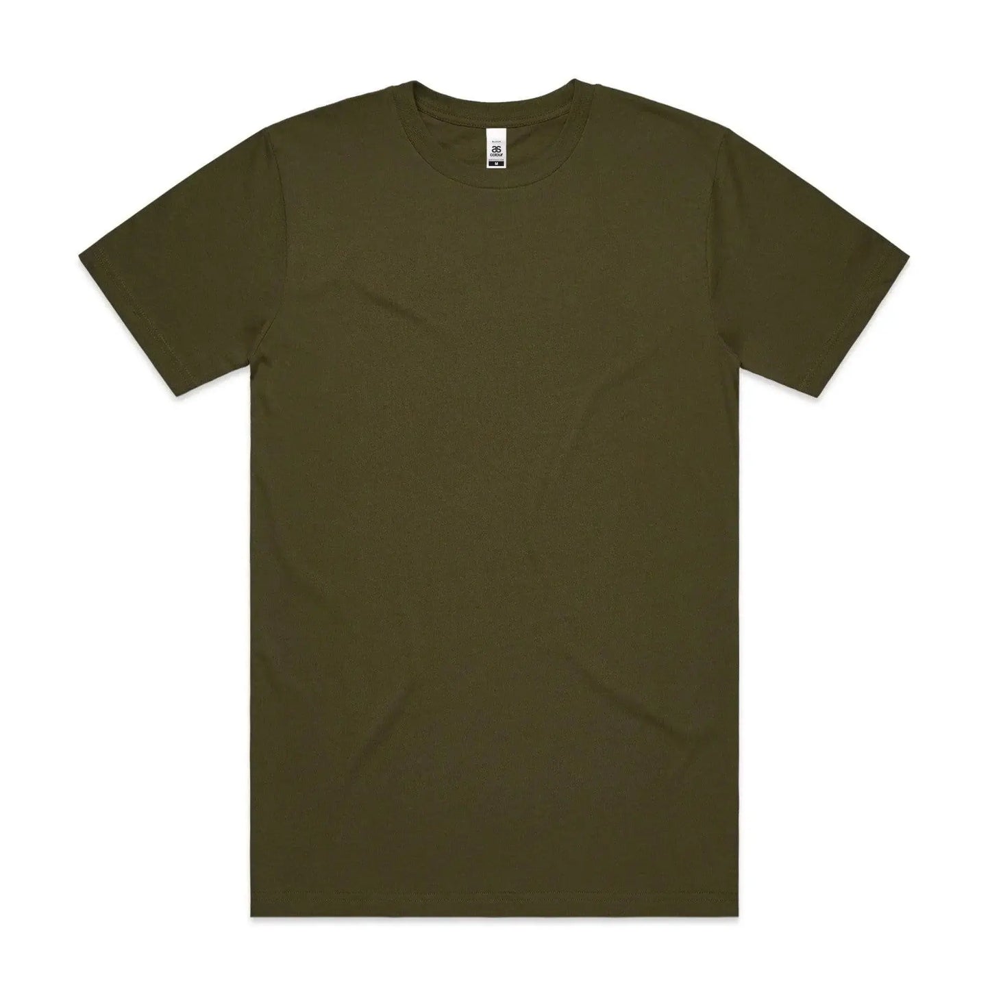 As Colour Men's block T shirt 5050 (No print no sale) Casual Wear As Colour ARMY SML