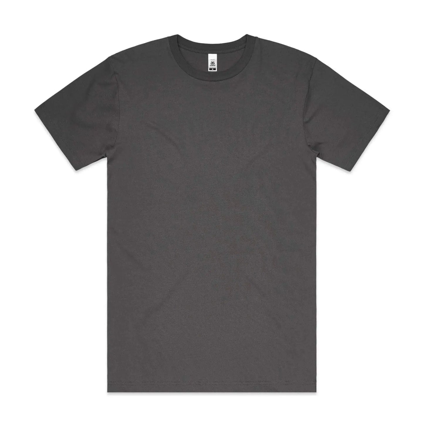 As Colour Men's block T shirt 5050 (No print no sale) Casual Wear As Colour CHARCOAL SML