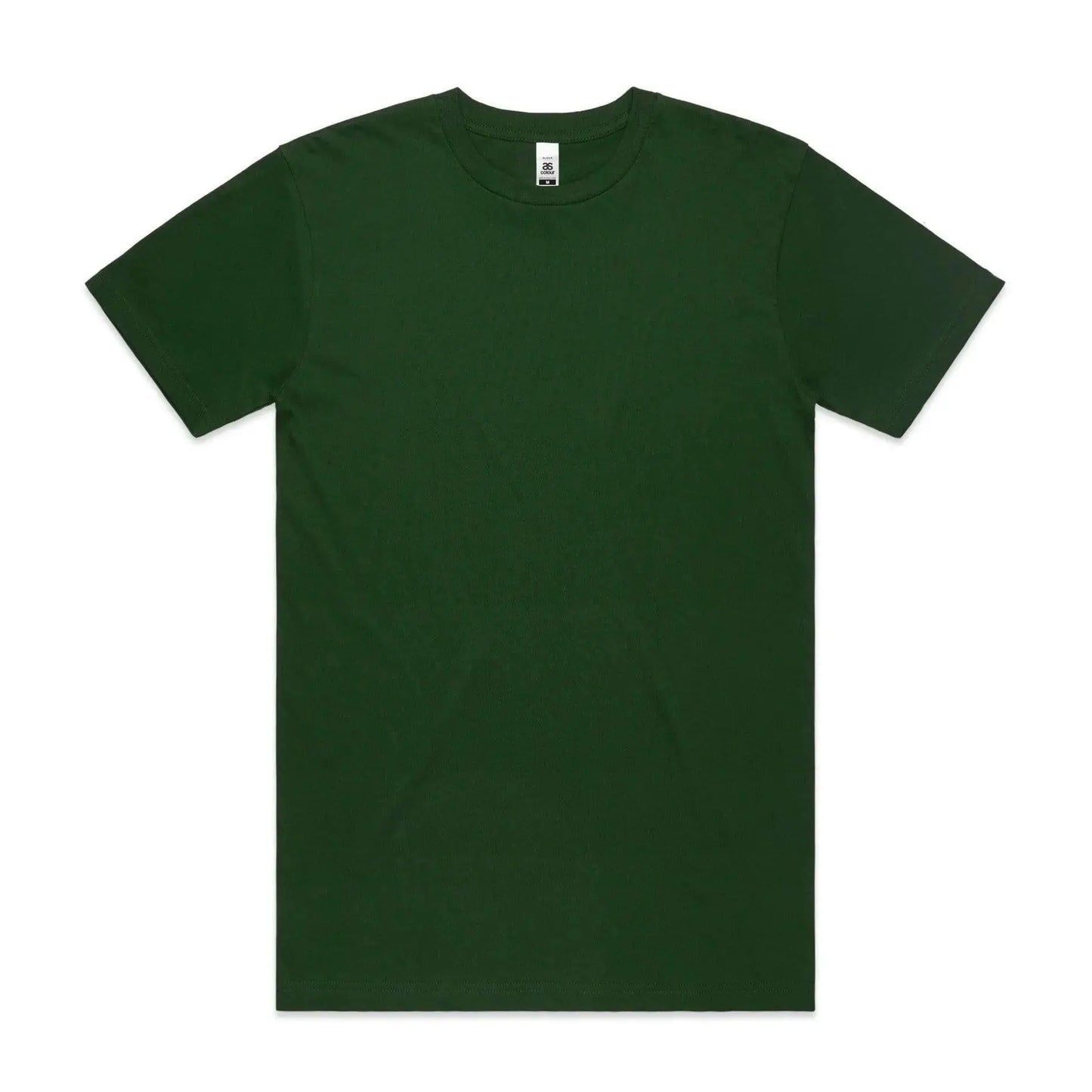 As Colour Men's block T shirt 5050 (No print no sale) Casual Wear As Colour FOREST GREEN SML