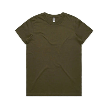 As Colour Women's maple tee 4001 Casual Wear As Colour ARMY XSM