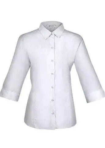 Aussie Pacific Ladies Belair 3/4 Sleeve Shirt 2905T Metro Workwear.
