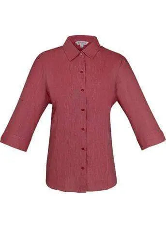 Aussie Pacific Ladies Belair 3/4 Sleeve Shirt 2905T Metro Workwear.