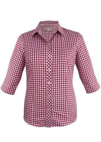 Aussie Pacific Ladies Brighton 3/4 Sleeve Shirt 2909T Metro Workwear.