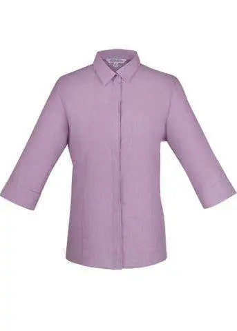 Aussie Pacific Ladies 3/4 Sleeve Shirt 2902T Metro Workwear.