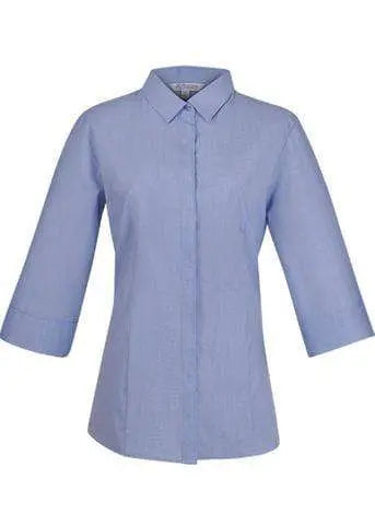 Aussie Pacific Ladies 3/4 Sleeve Shirt 2902T Metro Workwear.