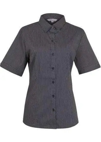Aussie Pacific Ladies Henley Short Sleeve Shirt 2900S Metro Workwear.