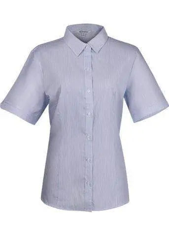 Aussie Pacific Ladies Henley Short Sleeve Shirt 2900S Metro Workwear.