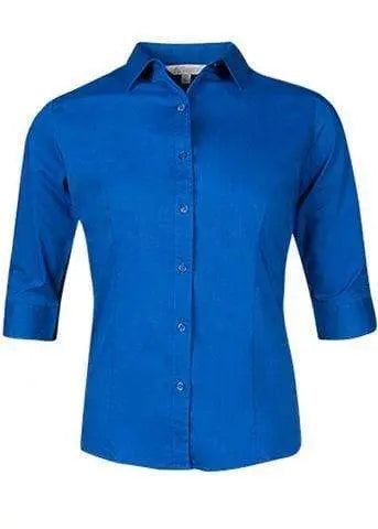 Aussie Pacific Ladies 3/4 Sleeve Shirt 2903T Metro Workwear.