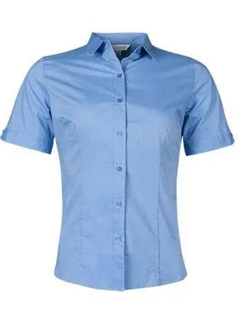 Aussie Pacific Ladies Short Sleeve Work Shirt 2903S Metro Workwear.