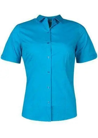 Aussie Pacific Ladies Short Sleeve Work Shirt 2903S Metro Workwear.