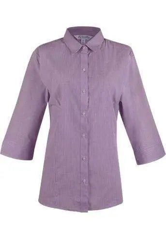 Aussie Pacific Ladies Toorak 3/4 Sleeve Shirt 2901T Metro Workwear.