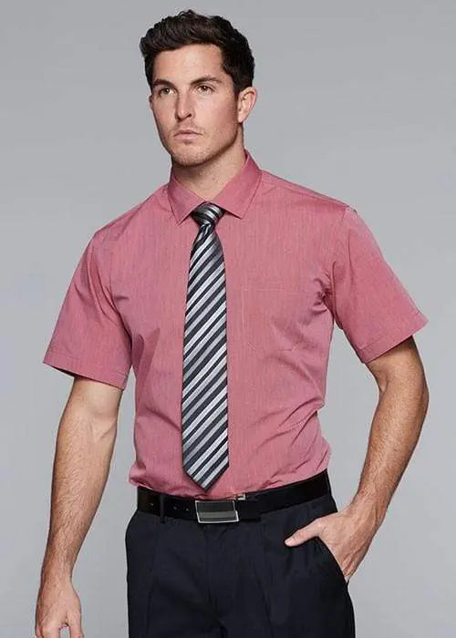 Aussie Pacific Men's Belair Short Sleeve Shirt 1905S Metro Workwear.