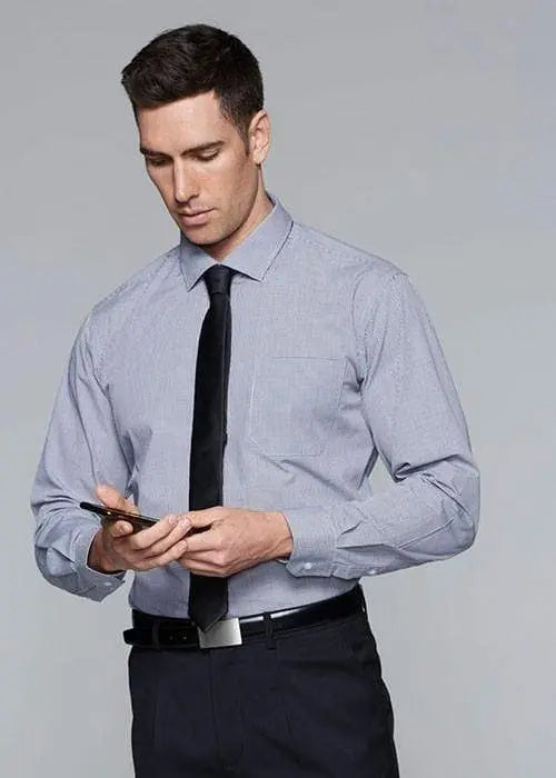 Aussie Pacific Men's Toorak Long Sleeve Shirt 1901L Metro Workwear.