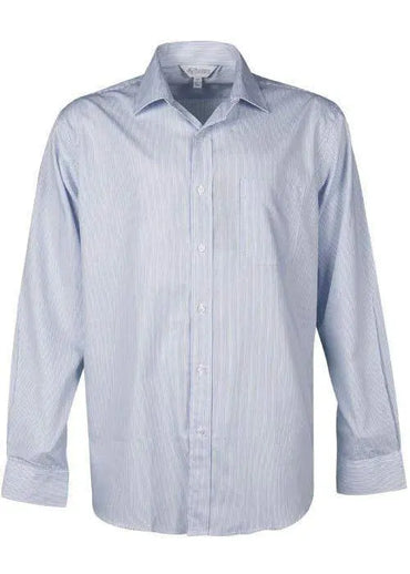 Aussie Pacific Men's Henley Long Sleeve Shirt 1900l Metro Workwear.