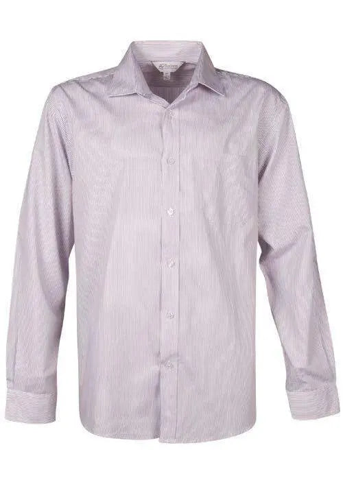 Aussie Pacific Men's Henley Long Sleeve Shirt 1900l Metro Workwear.