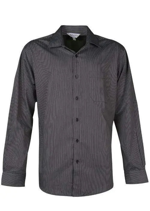 Aussie Pacific Men's Henley Long Sleeve Shirt 1900l Metro Workwear.