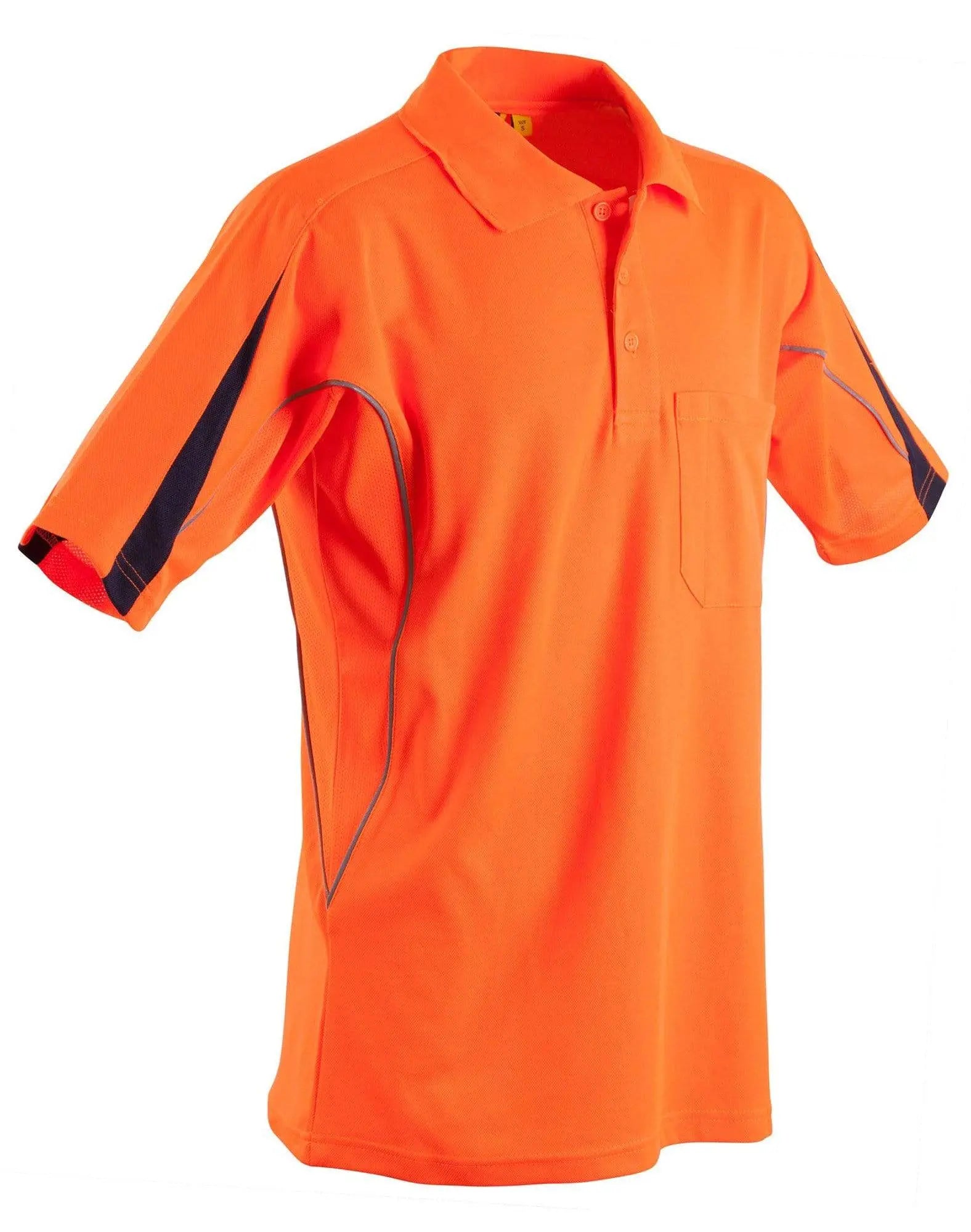 Hi-vis Legend Short Sleeve Polo Mens' SW25A Metro Workwear.