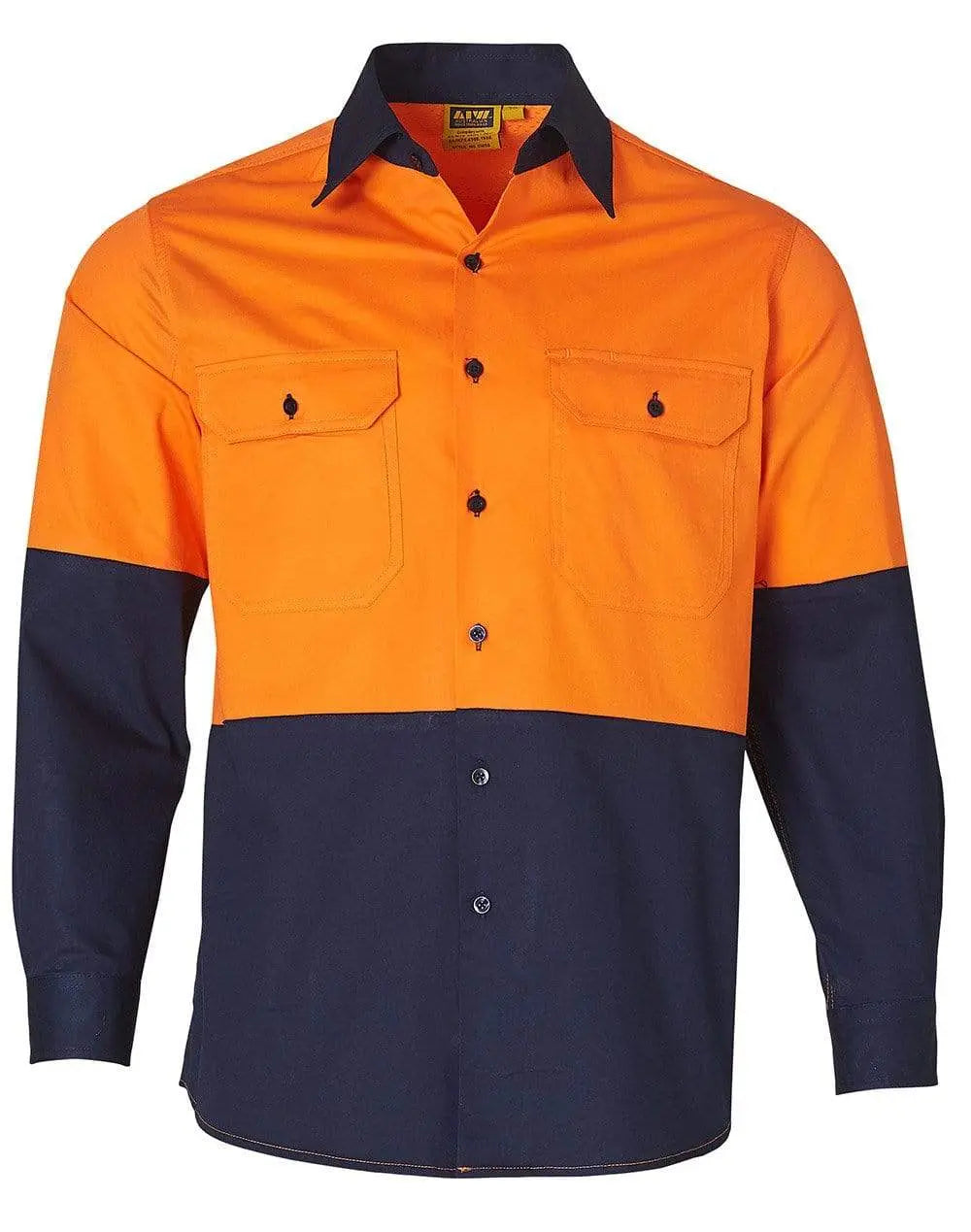 Long Sleeve Safety Shirt SW58 Metro Workwear.