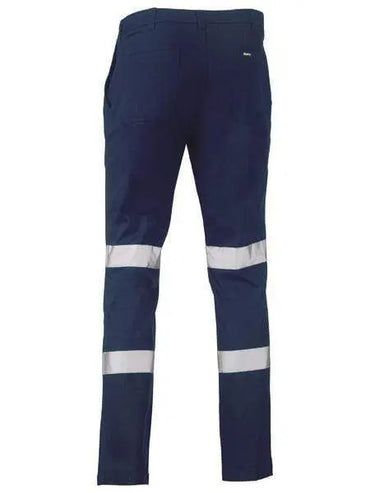 Bisley Taped Biomotion Stretch Cotton Drill Pants BP6008T Metro Workwear.