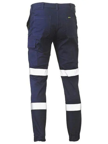 Bisley Taped Biomotion Stretch Cotton Drill Work Pants BPC6028T Metro Workwear.