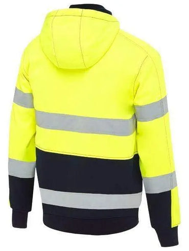 Bisley Taped Hi Vis Fleece Hoodie With Sherpa BK6988T Metro Workwear.
