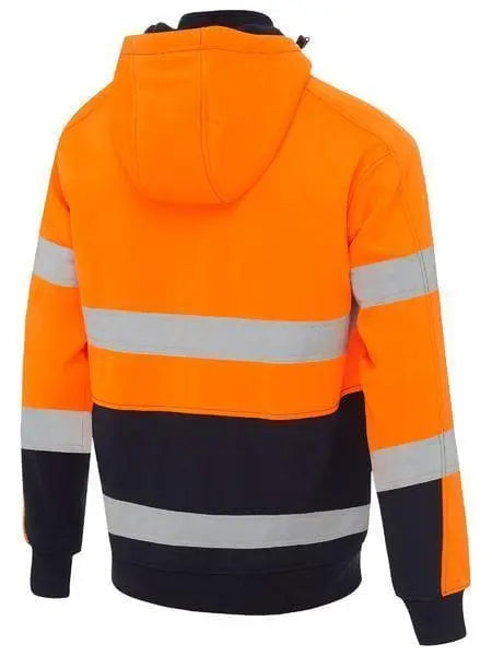 Bisley Taped Hi Vis Fleece Hoodie With Sherpa BK6988T Metro Workwear.