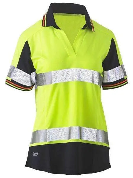 Bisley Women's Taped Hi Vis Polo Shirt BKL1225T Metro Workwear.
