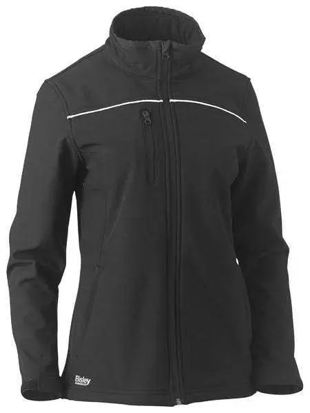 Bisley Women's Soft Shell Jacket BJL6060 in Black