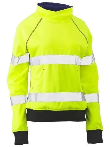 Bisley Women's Taped Hi Vis Fleece Jumper BKL6818T Metro Workwear.