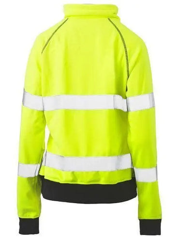 Bisley Women's Taped Hi Vis Fleece Jumper BKL6818T Metro Workwear.