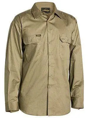 Bisley Workwear Cool Lightweight Drill Shirt Long Sleeve BS6893 Metro Workwear.