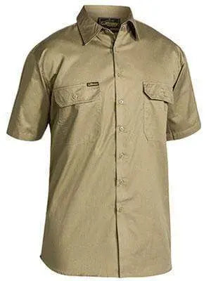 Bisley Workwear Cool Lightweight Drill Shirt Short Sleeve BS1893 Metro Workwear.