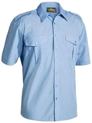 Bisley Workwear Epaulette Shirt Short Sleeve B71526 Metro Workwear.