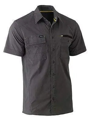 Bisley Workwear Flex & Move™utility Short Sleeve Shirt BS1144 Metro Workwear.