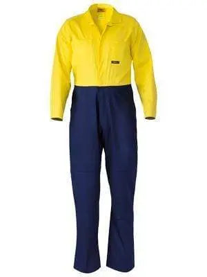 Bisley Workwear Hi Vis Drill Coverall BC6357 Metro Workwear.