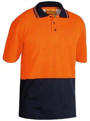 Bisley Workwear Hi-vis Short Sleeve Polo Shirt BK1234 Metro Workwear.