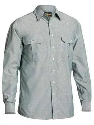 Bisley Workwear Oxford Shirt Long Sleeve BS6030 Metro Workwear.