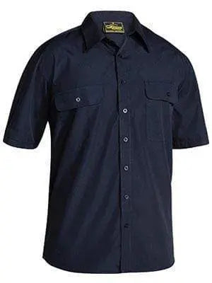 Bisley Workwear Permanent Press Shirt Short Sleeve BS1526 Metro Workwear.