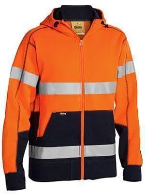 Bisley Workwear Taped Hi Vis Fleece Hoodie BK6819T Metro Workwear.