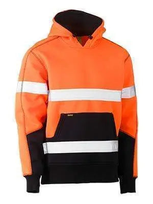 Bisley Workwear Taped Hi Vis Fleece Hoodie Pullover BK6619T Metro Workwear.