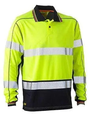 Bisley Workwear Taped Hi Vis Polyester Mesh Polo BK6219T Metro Workwear.