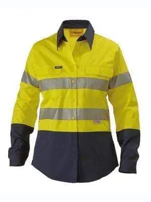 Bisley Workwear Women's 3m Taped Cool Lightweight Hi Vis Shirt BL6896 Metro Workwear.