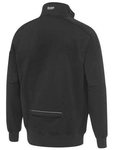 Bisley 1/4 Zip Work Fleece Pullover BK6924 Metro Workwear.