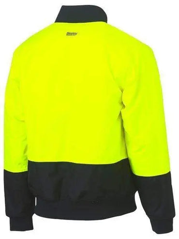 Bisley Two Tone Hi Vis Bomber Jacket BJ6730 Metro Workwear.
