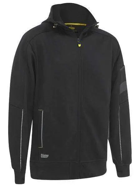 Bisley Zip-front Work Fleece Hoodie BK6925 Metro Workwear.